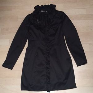 White House Black Market Black coat size 6